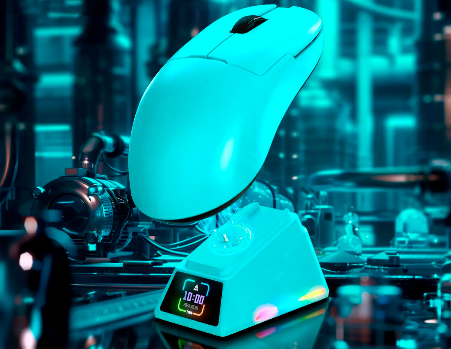 Бездротова миша Ajazz AJ159 APEX 8000 Гц із сенсором PixArt 3950 та зарядною станцією